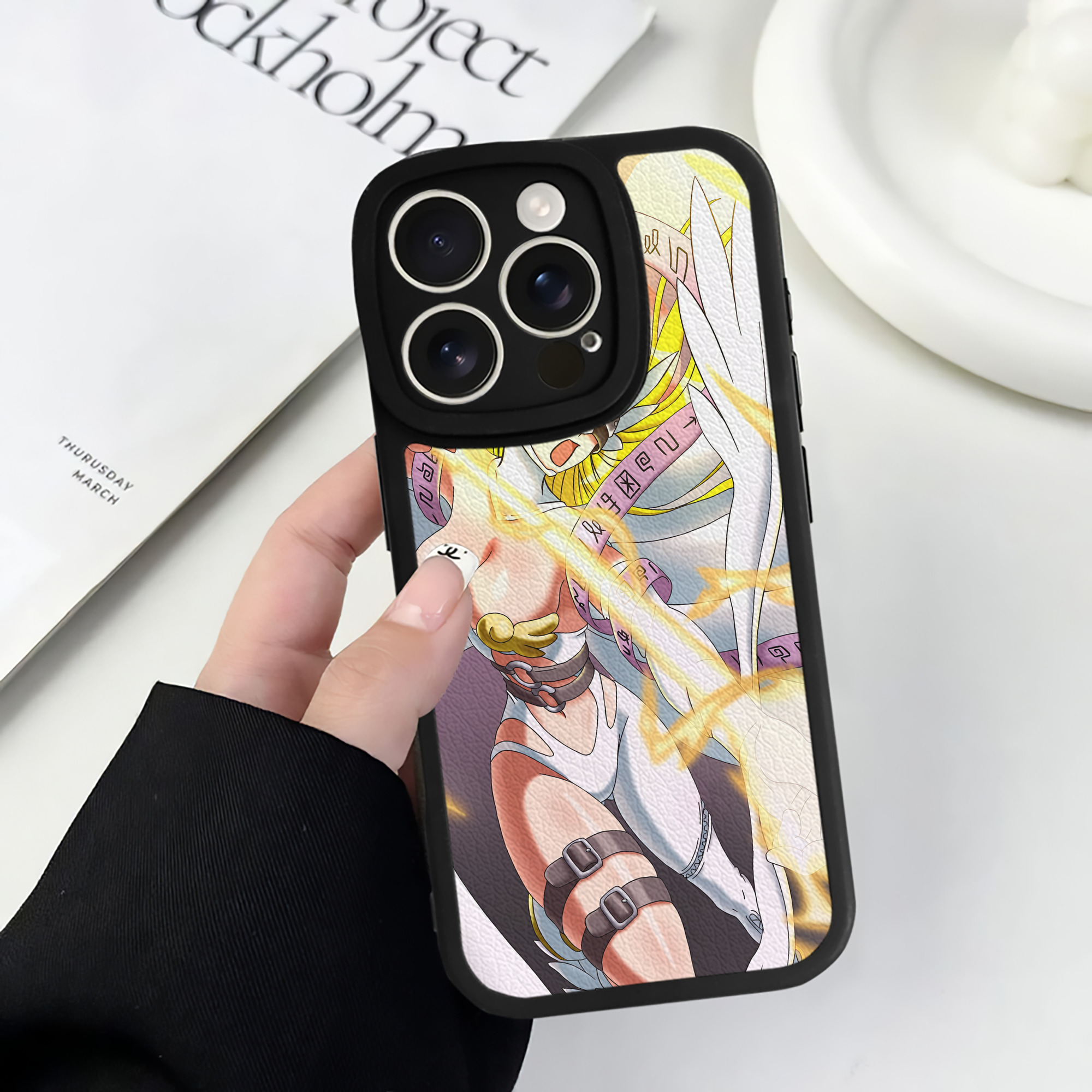 （画像用） Digimon デジタルモンスター/デジモン 【iPhone 16シリーズ対応】シリコンスマホケース（レザー調） 材質：シリコン